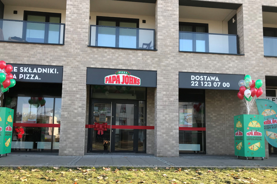 fot. materiały prasowe Pizzeria Papa John’s z lokalem na Wilanowie