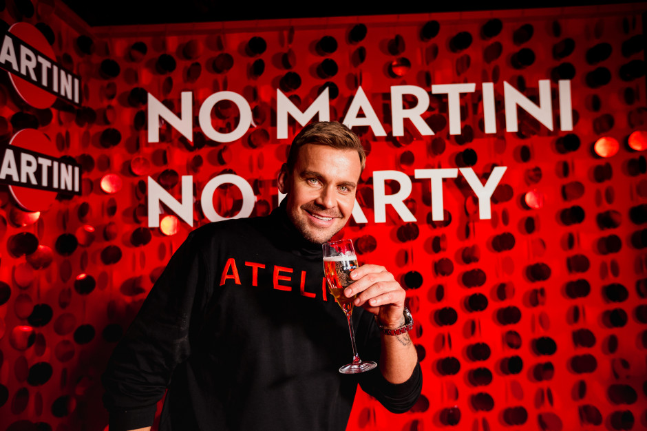 fot. materiały prasowe Martini z imprezą No Martini No Party podczas pokazu Dawida Wolińskiego