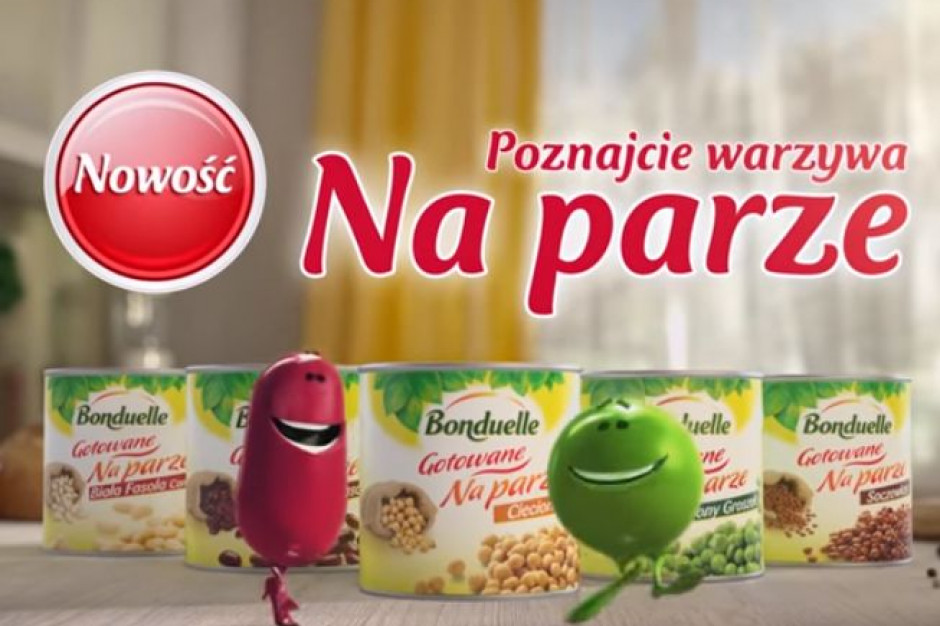fot. materiały prasowe Bonduelle reklamuje warzywa przygotowane na parze w TV