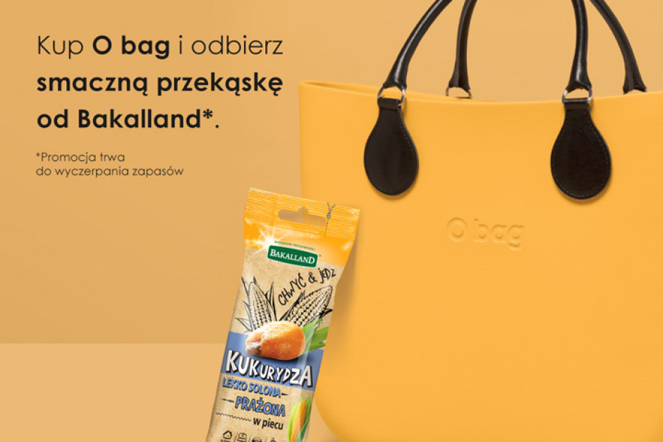 fot. materiały prasowe Marki Bakalland i O bag we wspólnej akcji przekąskowej