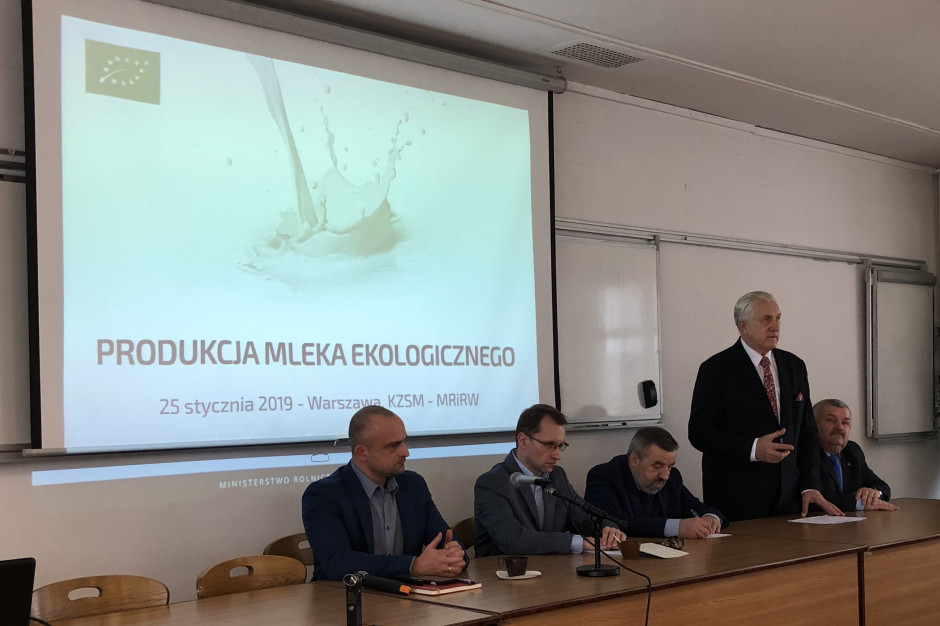 Mleczarze rozmawiali o produkcji mleka ekologicznego