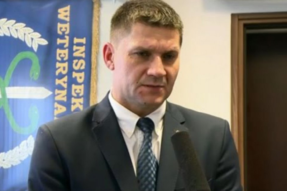 Paweł Niemczuk, Główny Lekarz Weterynarii, fot. youtube Główny Lekarz Weterynarii: Współpracujemy z policją w związku z nielegalnym ubojem
