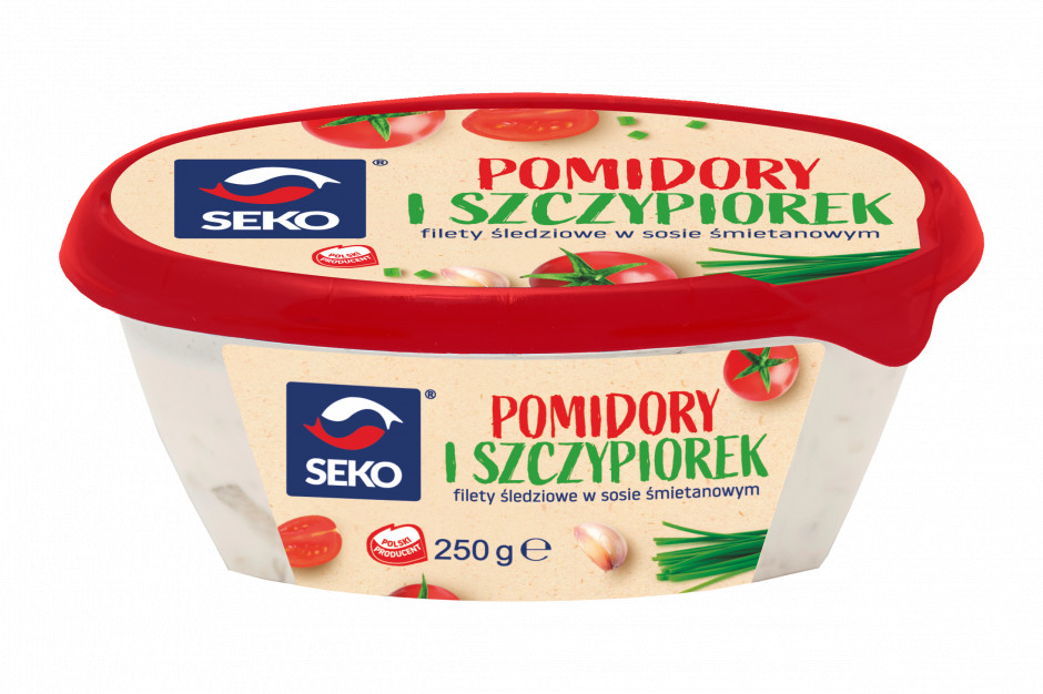 fot. mat. pras. Seko wprowadza filety śledziowe z pomidorem i szczypiorkiem