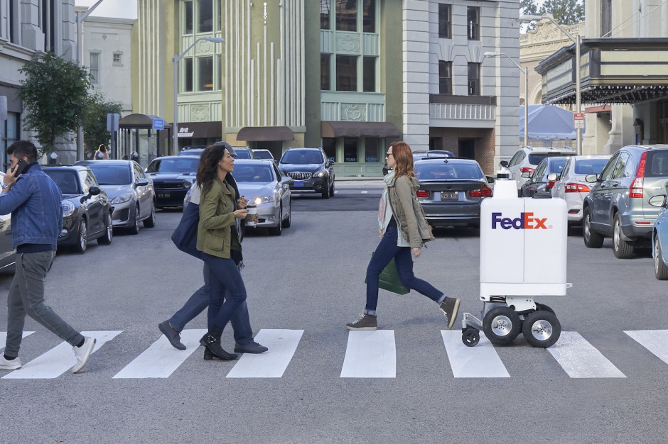 fot. materiały prasowe FedEx dostarczy zakupy ze sklepów tego samego dnia przy pomocy autonomicznego robota
