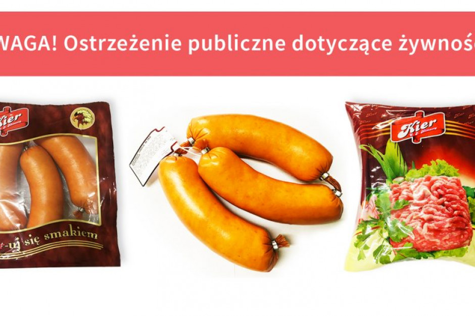 Fot. mat. pras. GIS wycofuje kiełbasę i mięso garmażeryjne z Zakładów Mięsnych