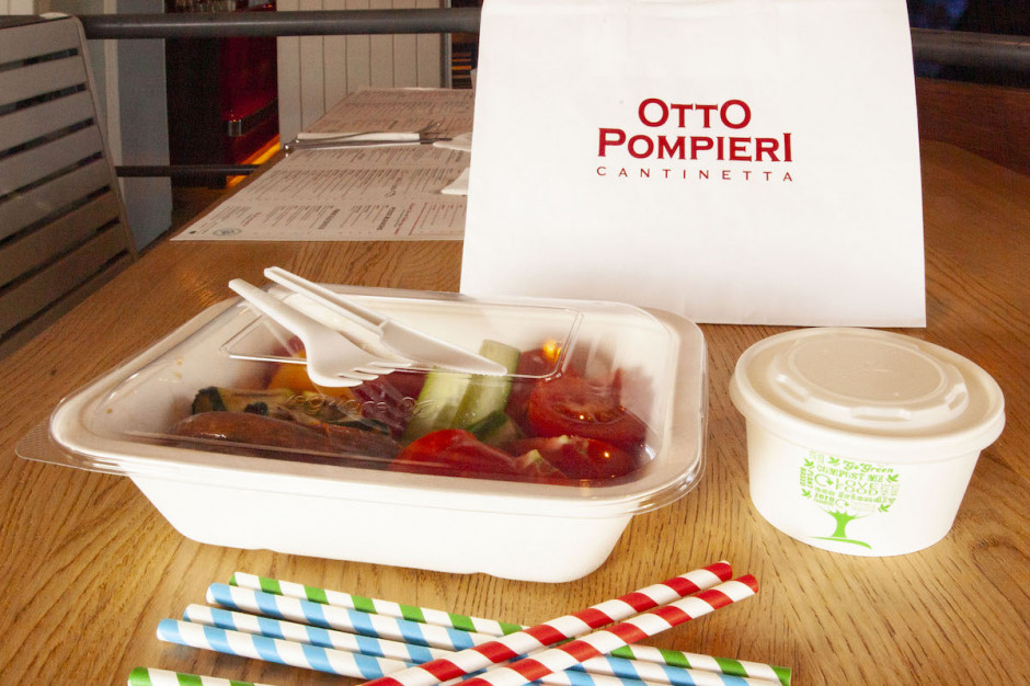 fot. materiały prasowe Restauracja Otto Pompieri wycofała plastikowe słomki i wprowadziła ekologiczne opakowania