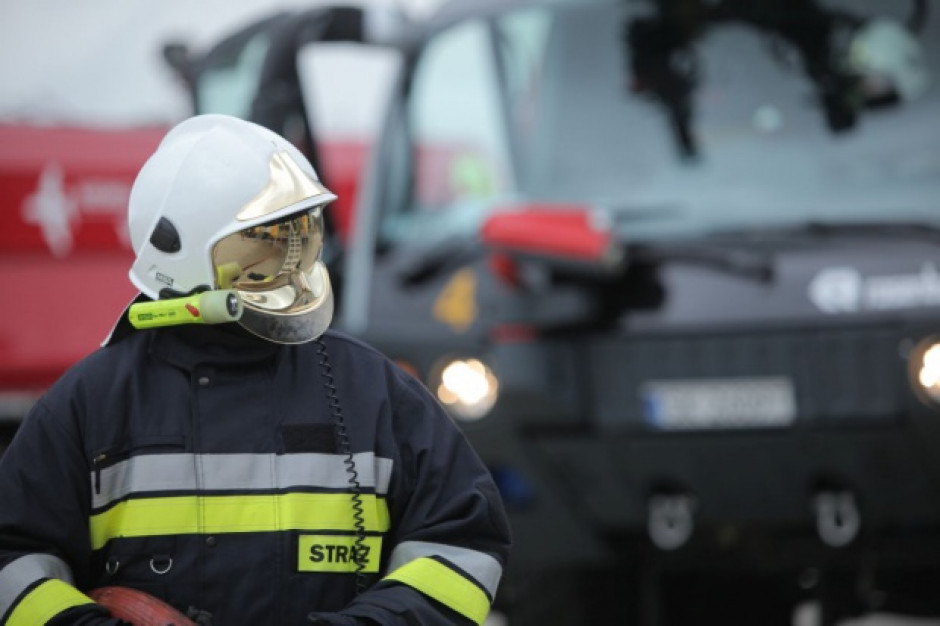fot. PTWP Pożar w zakładzie Prymat w Jastrzębiu-Zdroju