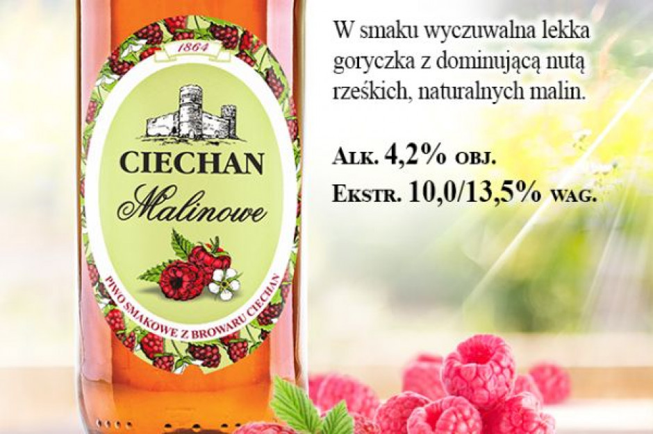 fot. materiały prasowe Browar Ciechan wprowadza nowe piwo smakowe Ciechan Malinowe