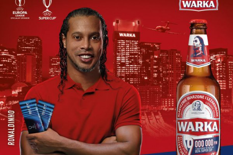 Ronaldinho w nowej kampanii piwa Warka