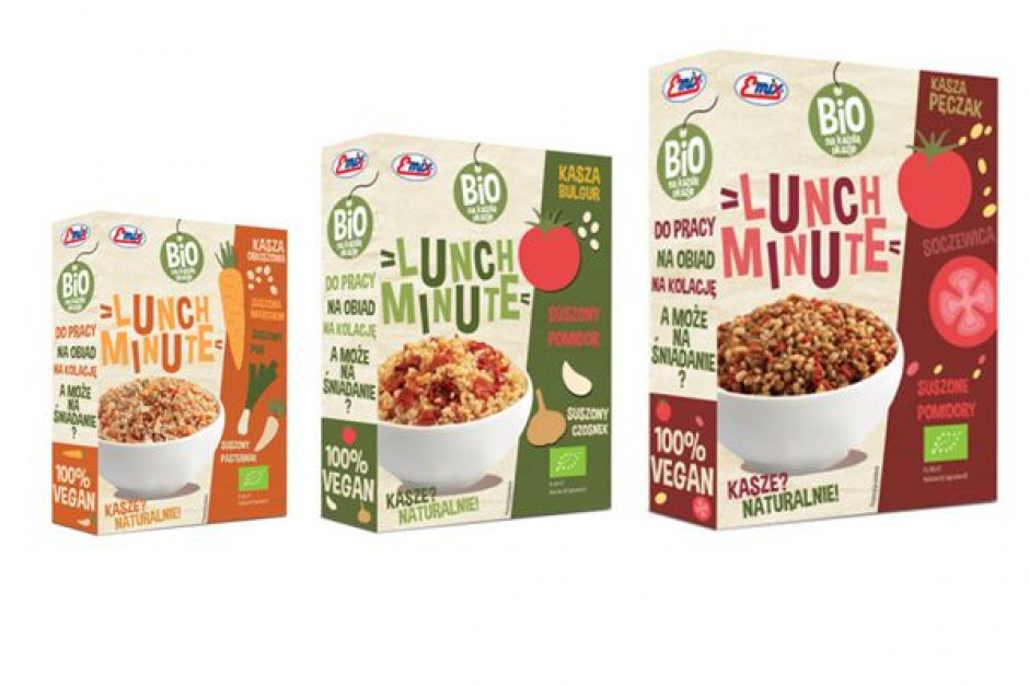 fot. materiały prasowe Emix wprowadziła linię produktów z certyfikatem BIO - Lunch Minute BIO