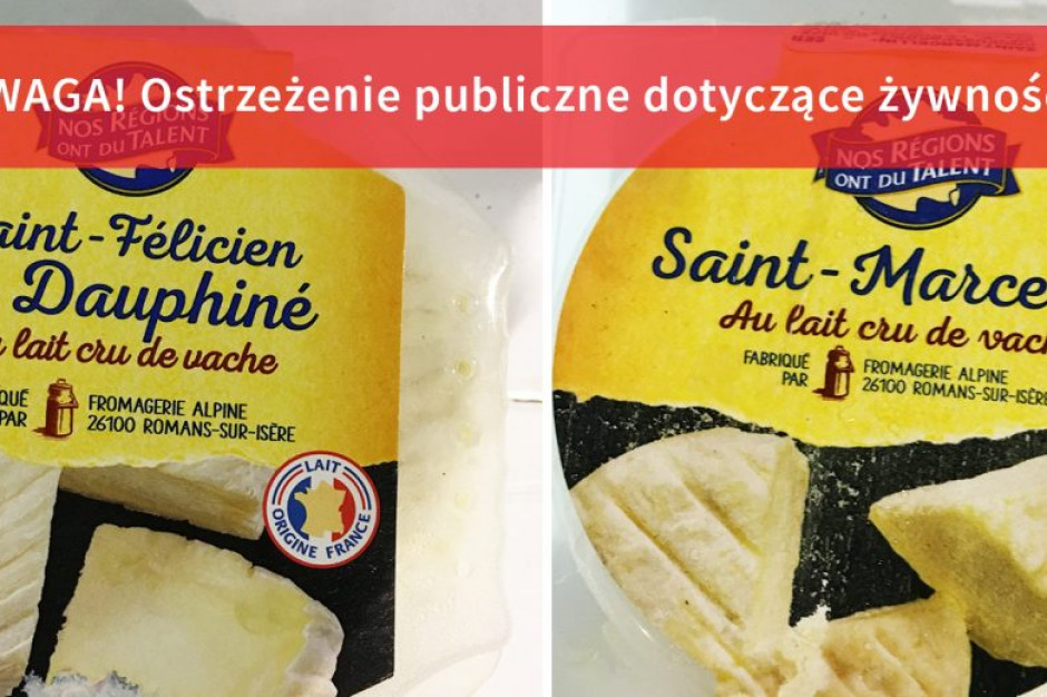 fot. gis GIS: wycofanie dwóch rodzajów sera z surowego mleka, możliwe zanieczyszczenie E. coli
