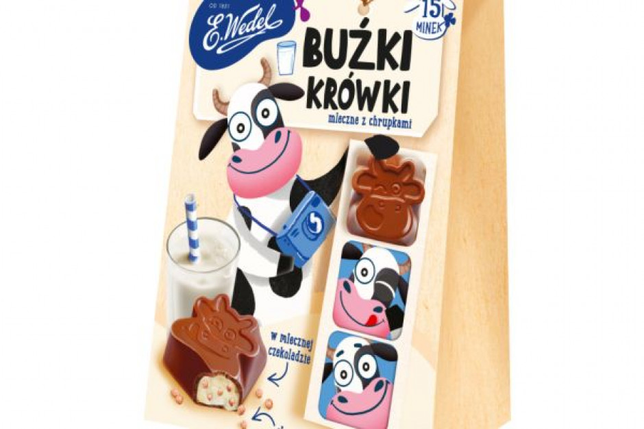 fot. materiały prasowe E.Wedel rozszerza linię produktów skierowaną do dzieci o Buźki Krówki