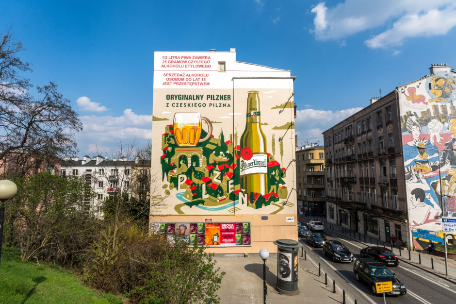 fot. materiały prasowe Pilsner z kampanią outdoorową w Warszawie oraz Krakowie