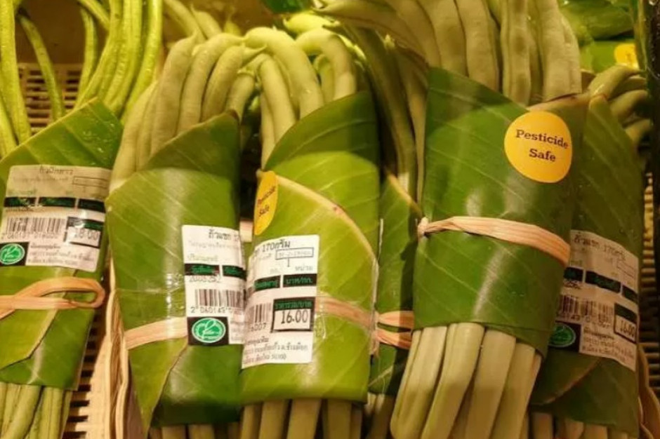 Tajlandia: Opakowanie z liści bananowca zamiast plastiku