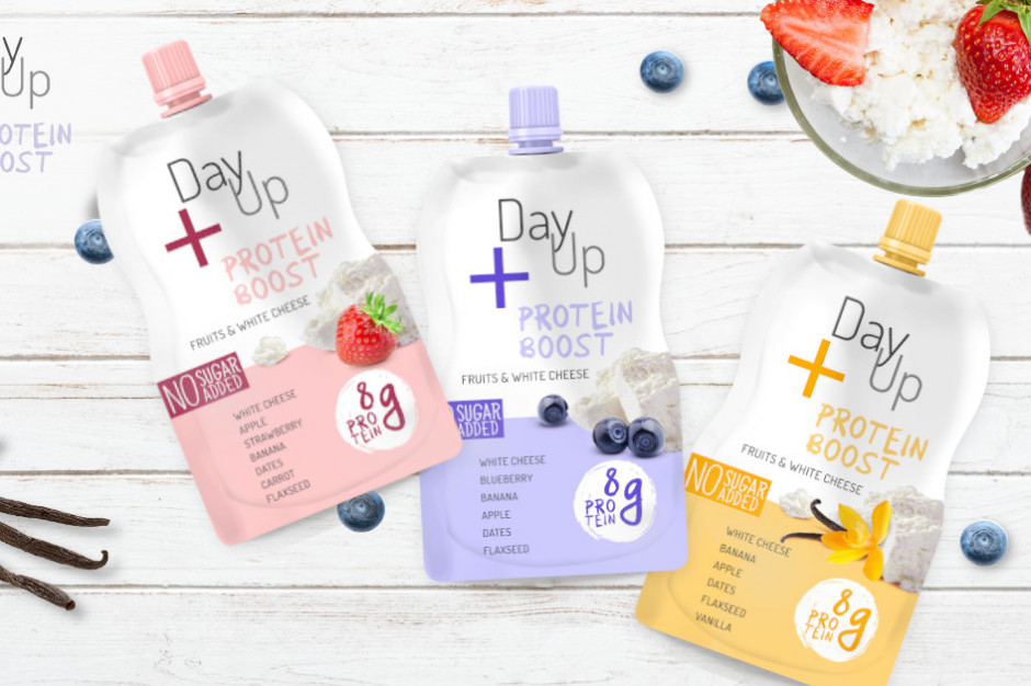 fot. materiały prasowe DayUp wchodzi w kategorię serków twarogowych z produktem Protein Boost