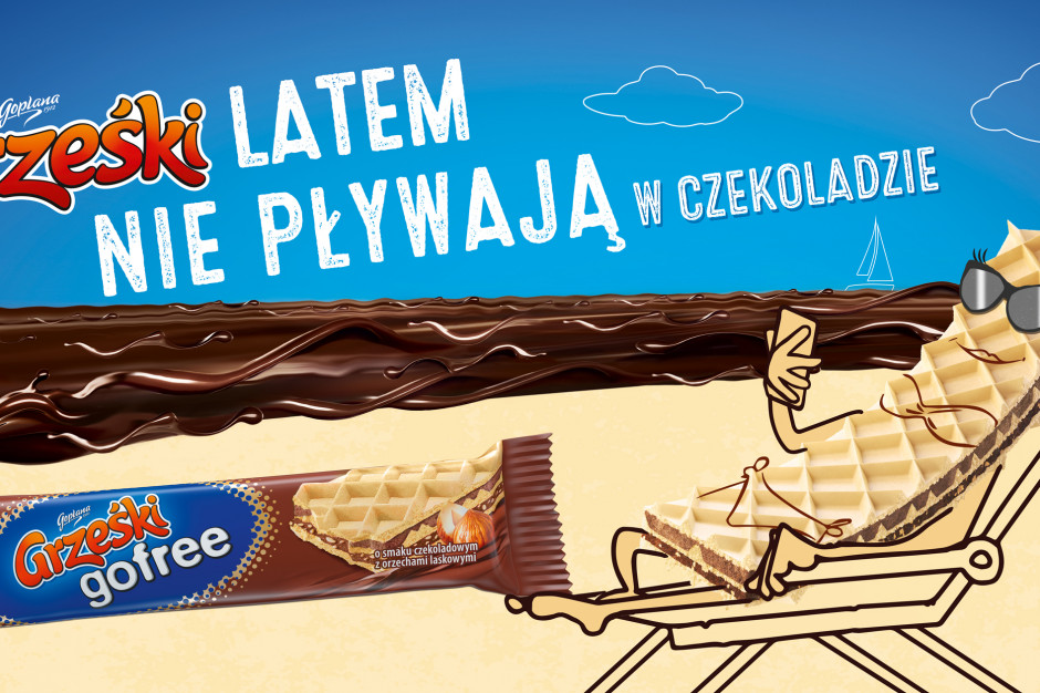 fot. materiały prasowe „Grześki latem nie pływają w czekoladzie!” – wakacyjna kampania marki Grześki
