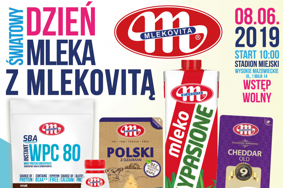 fot. materiały prasowe Światowy Dzień Mleka w Polsce z Mlekovitą - 8 czerwca!