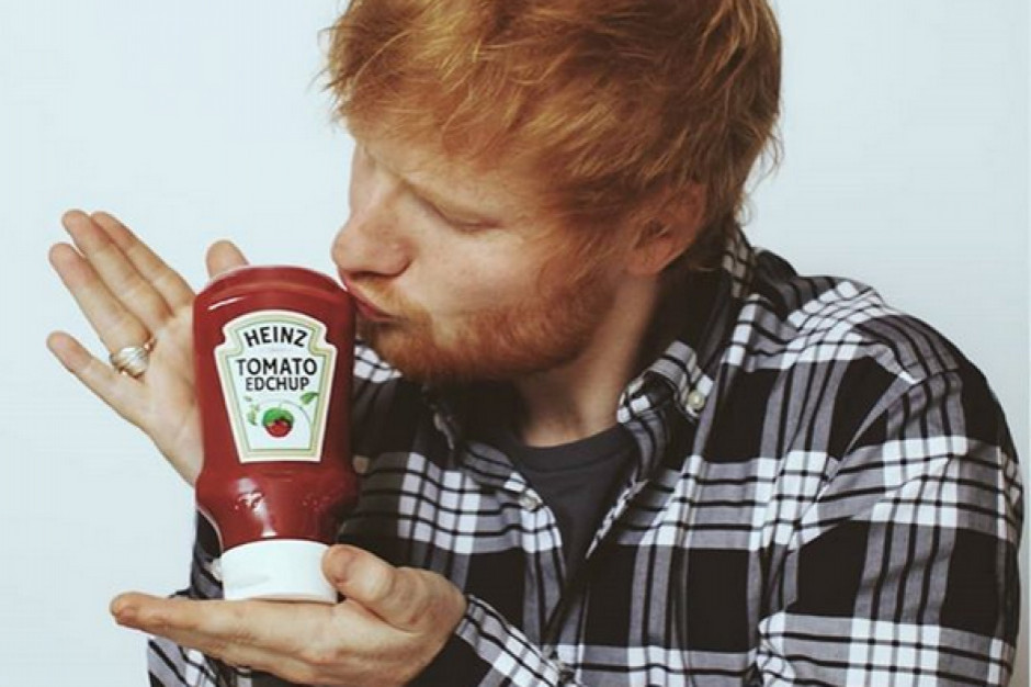 Fot. za Instagram/ teddysphotos Ed Sheeran rozpoczyna współpracę z firmą Heinz