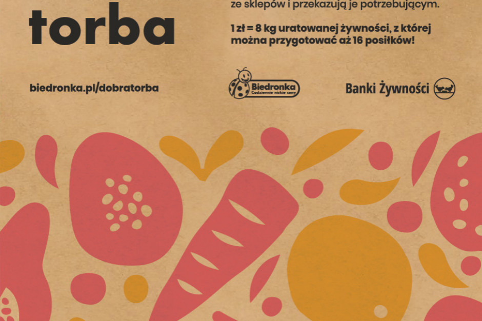Fot. mat. pras. Biedronka wprowadza pierwszą papierową torbę