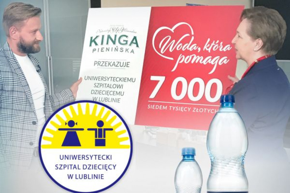 fot. materiały prasowe Kinga Pienińska przekazała od uczestników Big Brothera pieniądze na szpital w Lublinie