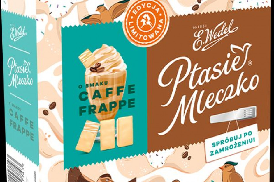 fot. materiały prasowe Ptasie Mleczko w nowych smakach na lato - Mango Shake i Caffe Frappe