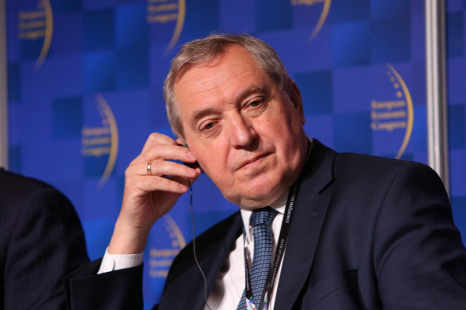 Henryk Kowalczyk, minister środowiska; FOT. PTWP Minister Kowalczyk: powinna być kaucja za opakowania m.in. z makulatury, szkła i plastiku