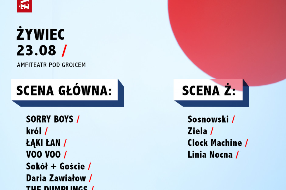 fot. materiały prasowe Męskie Granie organizuje dodatkowy koncert w Żywcu