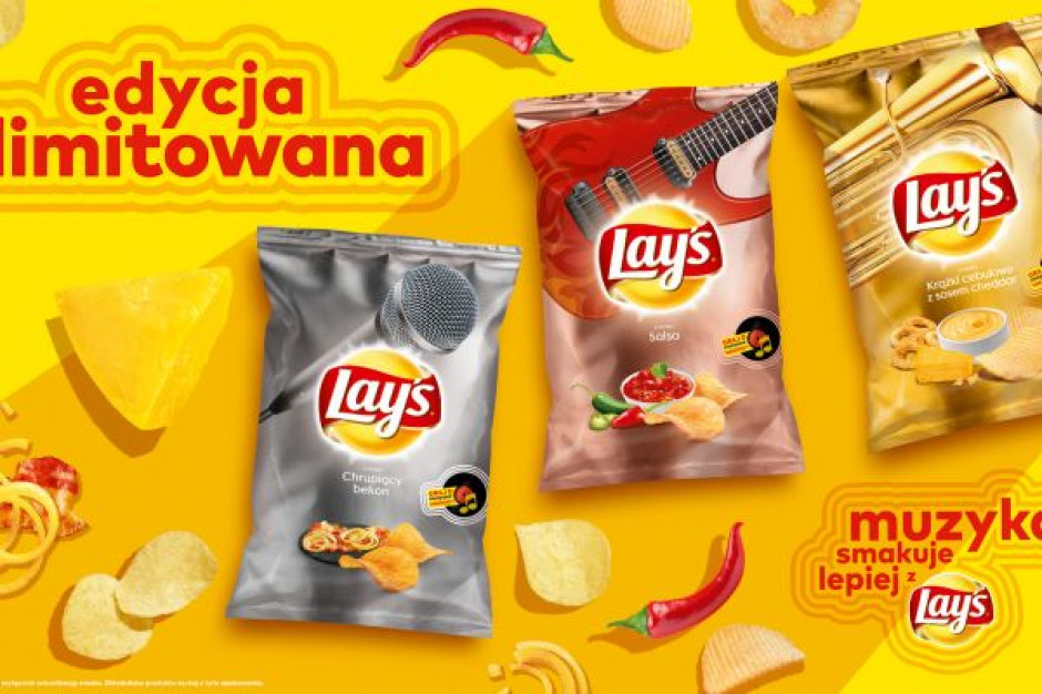 fot. materiały prasowe Muzyka Smakuje Lepiej z Lay’s - pierwsza muzyczna kampania i konkurs marki Lay’s