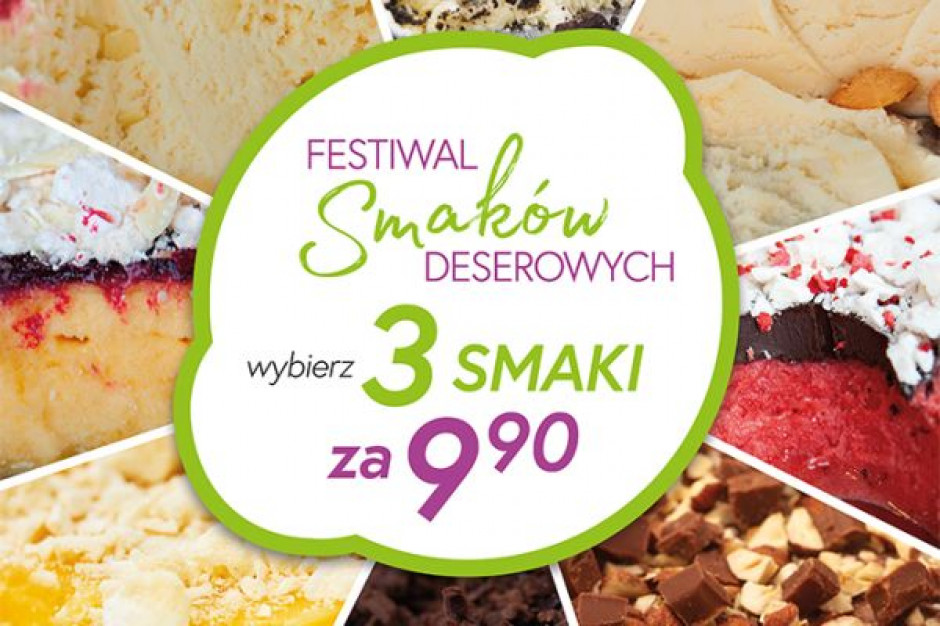 fot. materiały prasowe Festiwal smaków deserowych w lodziarniach Grycana