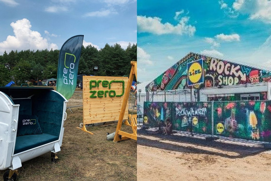 fot. materiały prasowe Lidl i firma PreZero na festiwalu Pol’and’Rock w Kostrzynie