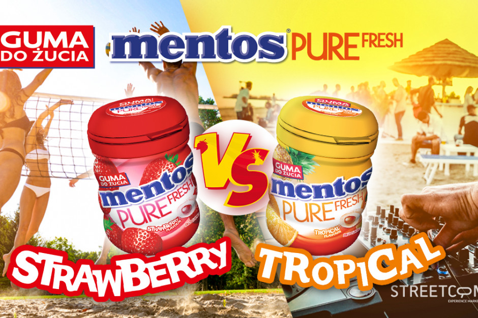 Fot. mat. pras. Mentos z kolejną kampanią promującą nowe smaki gum do żucia