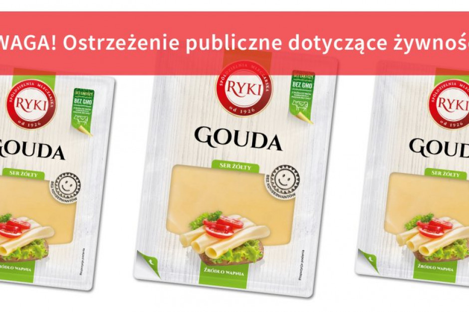 fot. GIS GIS wycofuje partię sera żółtego z SM Ryki