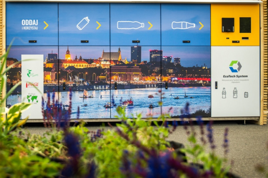 fot. E. Lach / UM Warszawa Warszawa: Recyklomaty przyjęły już ponad 100 tys. opakowań