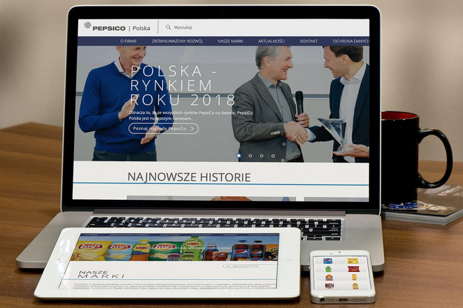 fot. materiały prasowe PepsiCo ma nową witrynę internetową