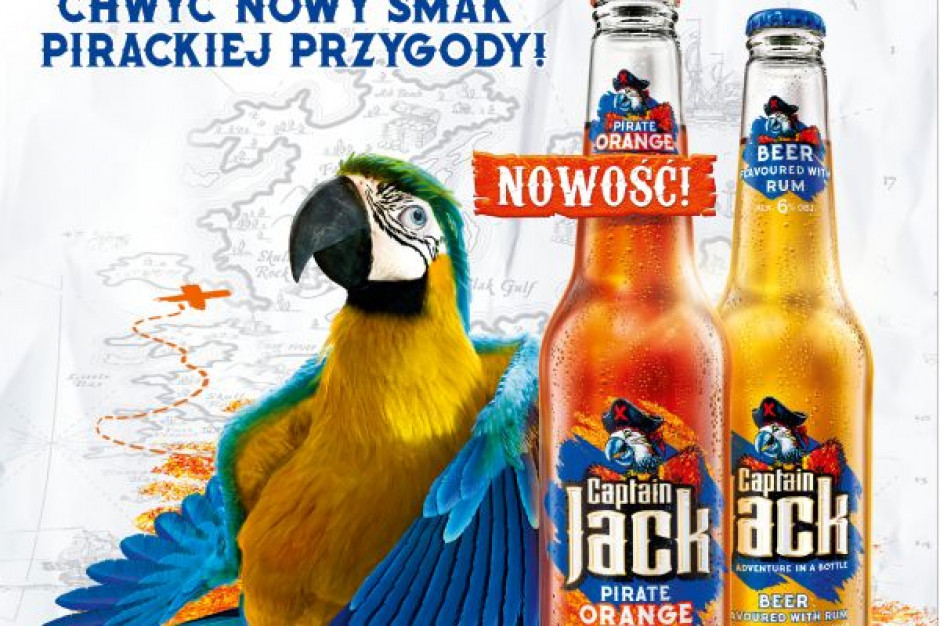 fot. materiały prasowe Kompania Piwowarska wprowadziła na rynek nowość - Captain Jack Pirate Orange