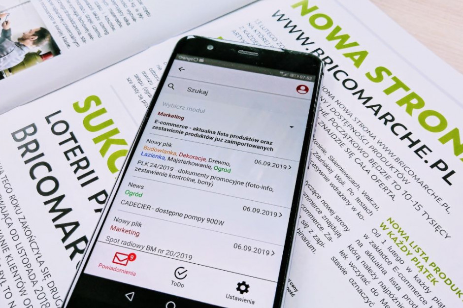fot. materiały prasowe Bricomarché stworzyło aplikację mobilną do zarządzania sklepami