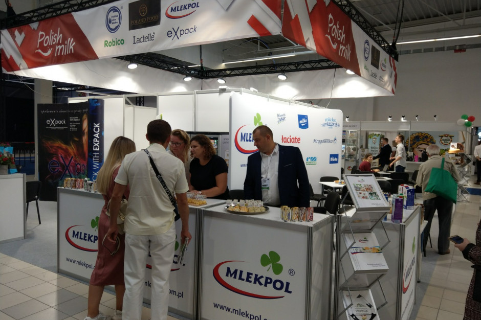 fot. materiały prasowe Mlekpol na targach Warsaw Food Expo 2019