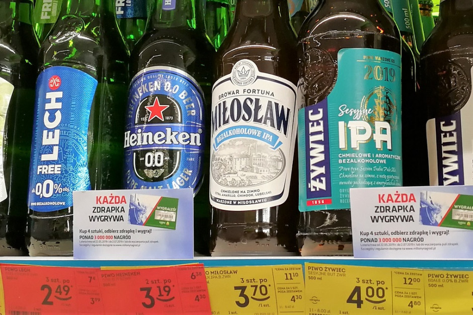 Analiza rynku piwa: W wakacje ceny poszybowały w górę