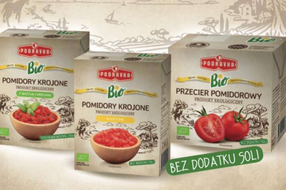 Trzy produkty BIO z pomidorami od Podravki