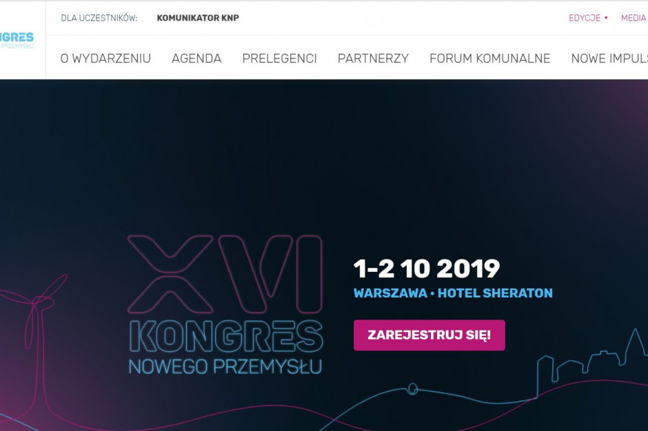 fot. PTWP Ostatnie dni rejestracji na Kongres Nowego Przemysłu 2019!