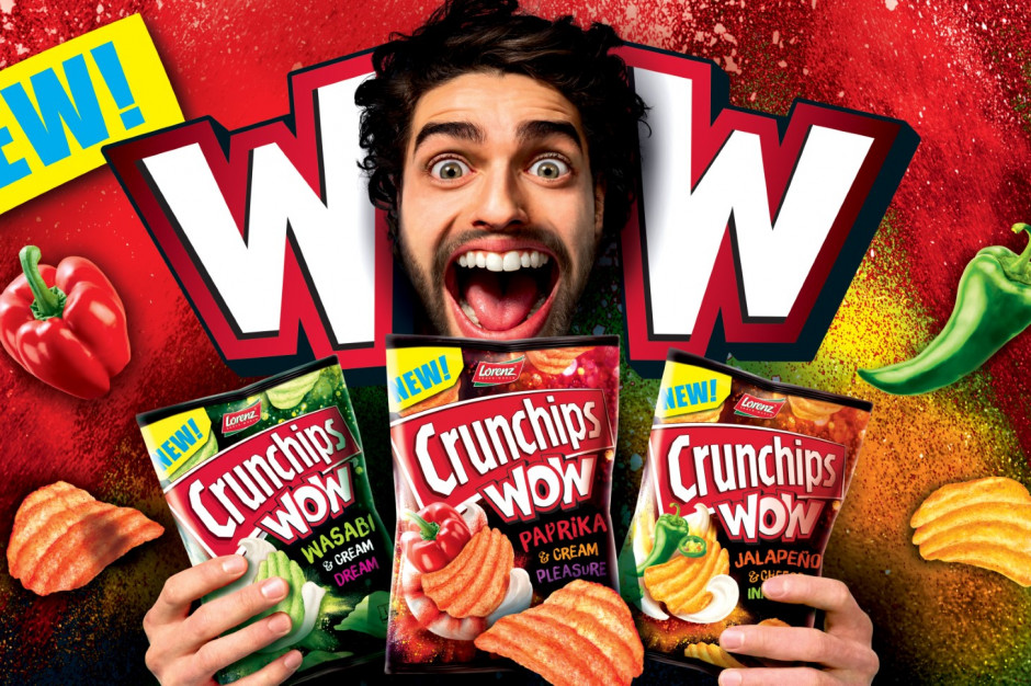 fot. materiały prasowe Wystartowała kampania nowych Crunchips WOW