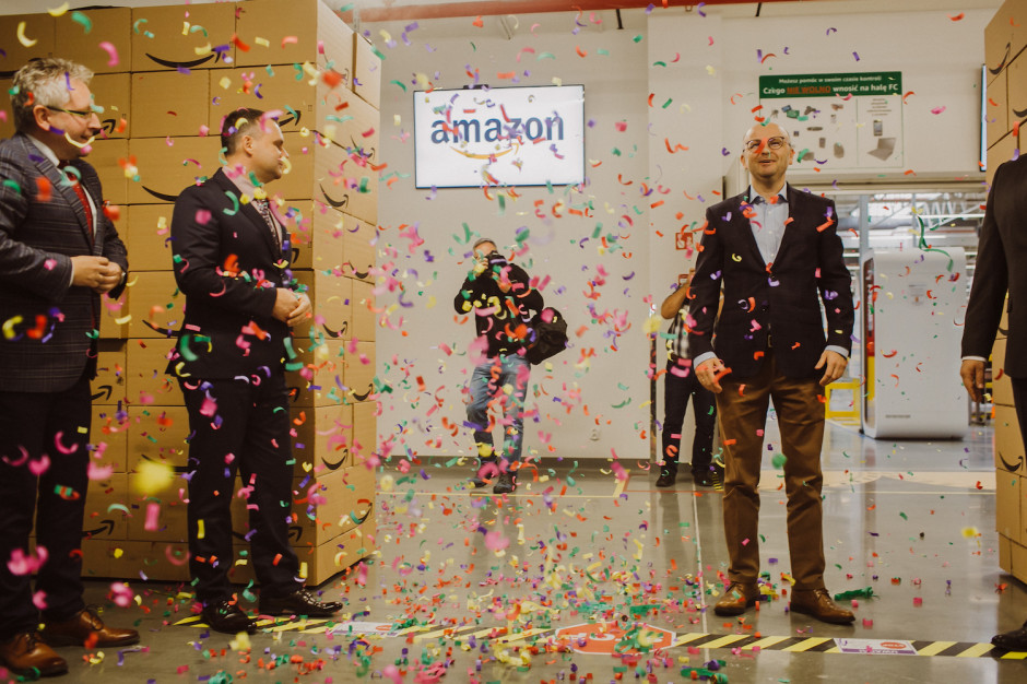 fot. materiały prasowe Amazon oficjalnie otworzył centra w Okmianach oraz Pawlikowicach pod Łodzią
