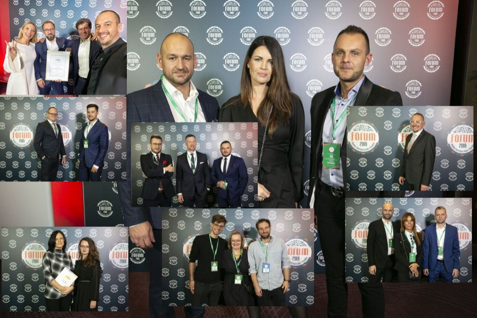 fot. PTWP Forum Rynku Spożywczego i Handlu 2019 na ściance. Zobacz zdjęcia!