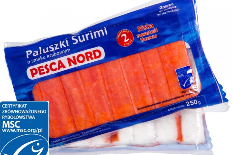 fot. mat. pras. Pesca Nord wprowadza Paluszki Surimi z Certyfikatem MSC