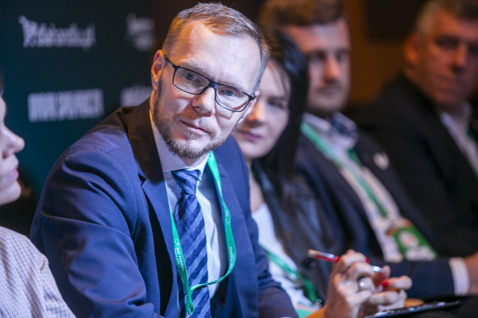 Paweł Nowak, dyrektor zarządzający zakładami mięsnymi i produkcją zwierzęcą w firmie Goodvalley, fot. PTWP Goodvalley na FRSiH 2019: ASF pokazał, że wieprzowina nie musi być bardzo tania