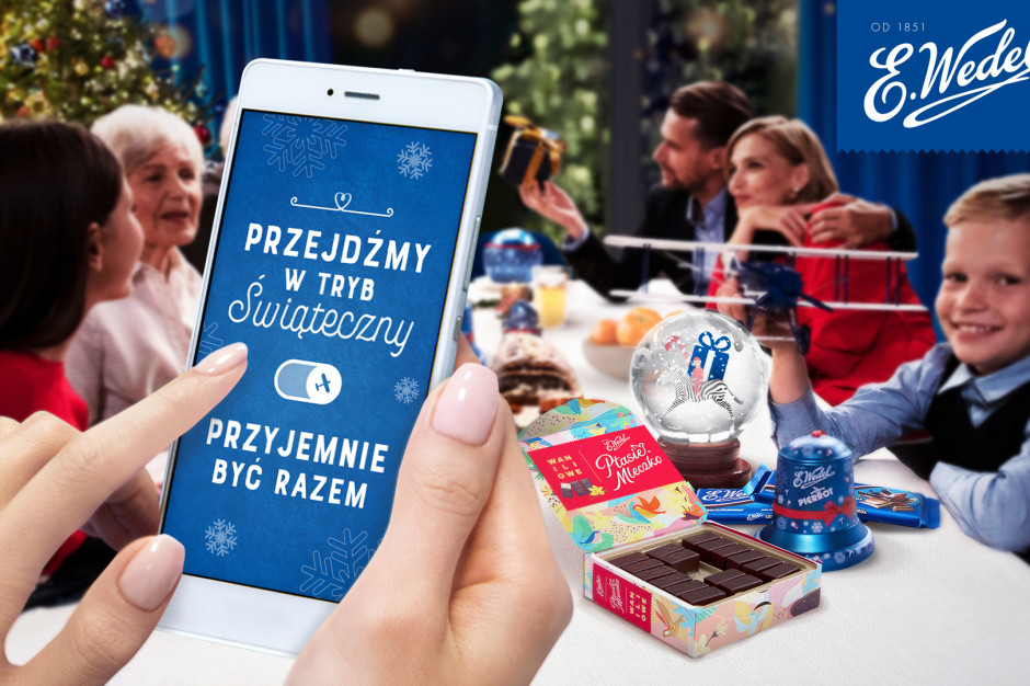 fot. materiały prasowe Marka E.Wedel startuje z kampanią Przejdźmy w Tryb Świąteczny