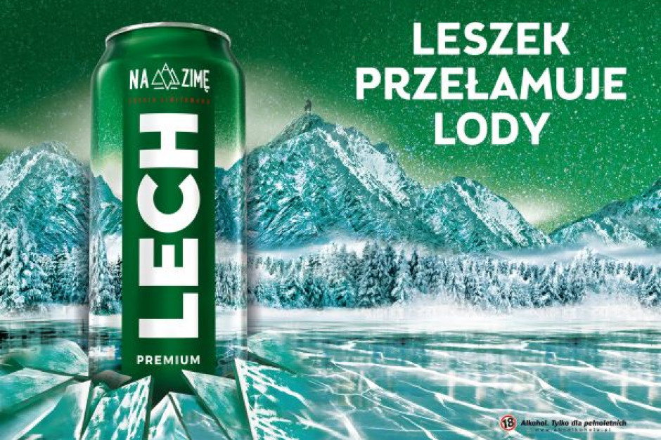 fot. materiały prasowe Leszek przełamuje lody - rusza zimowa kampania marki Lech Premium