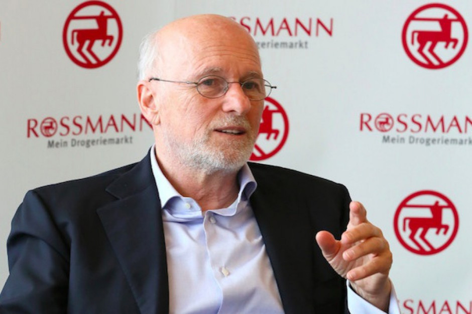 Dirk Rossmann, fot. mat. pras. Założyciel Rossmanna: W 2018 zapłaciliśmy w Polsce 226 mln zł podatku CIT
