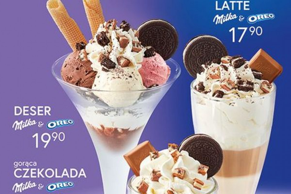 fot. materiały prasowe Milka z Oreo w nowej ofercie lodziarnio-kawiarni Grycan – lody od pokoleń