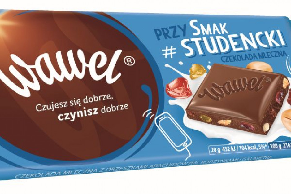 fot. materiały prasowe Nowość od marki Wawel - Czekolada Przysmak Studencki